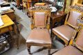 Set of six victorian carved oak dining room chairs Thumbnail 3