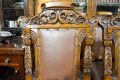 Set of six victorian carved oak dining room chairs Thumbnail 4