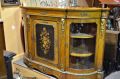 Victorian burr-walnut credenza with inlay & ormolu mounts Thumbnail 3