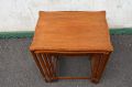 Nest of four mahogany tables Thumbnail 3