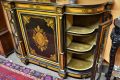 Victorian ebonized credenza with satinwood inlay Thumbnail 2