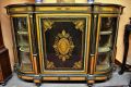 Victorian ebonized credenza with satinwood inlay Thumbnail 3