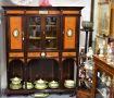 Edwardian mahogany display cabinet Thumbnail 1