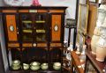 Edwardian mahogany display cabinet Thumbnail 2