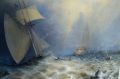 Gilt framed 19th century watercolour Thumbnail 3