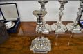 Set of four victorian silver candlesticks Thumbnail 3