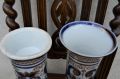 Pair of victorian painted vases Thumbnail 3