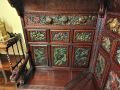 Chinese carved & wood and lacqured corner seat  Thumbnail 6