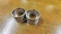 Pair chinese silver napkin rings Thumbnail 2