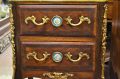Pair of french pedestals with porcelain plaques & ormolu mounts Thumbnail 3