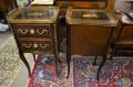 Pair of french pedestals with porcelain plaques & ormolu mounts Thumbnail 6