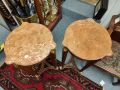 Pair of french marble top pedestals Thumbnail 2
