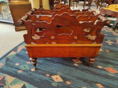 19th century rosewood canterbury Thumbnail 3