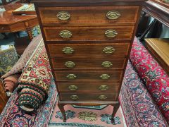 Edwardian mahogany music cabinet Thumbnail 2