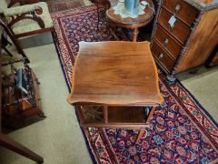 Mahogany revolving bookcase Thumbnail 3