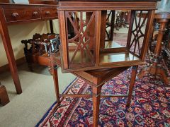 Mahogany revolving bookcase Thumbnail 4