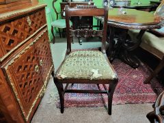 Georgian mahogany chair Thumbnail 3