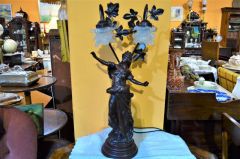 Bronze style figure lamp Thumbnail 2