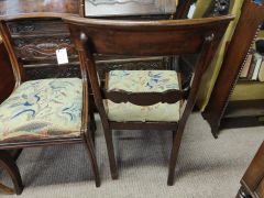 Pair of georgian mahogany chairs Thumbnail 3