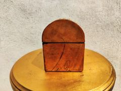 Victorian walnut & brass stationery box Thumbnail 4