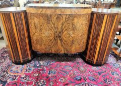 1930s French art deco calamander , macassar & ebony eleven piece suite Thumbnail 2