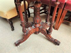 Victorian burr-walnut card table Thumbnail 6