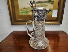 Continental silver mounted claret jug Thumbnail 3
