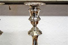 Set of four silver candlesticks Thumbnail 3