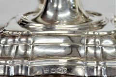 Set of four silver candlesticks Thumbnail 4