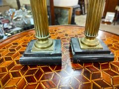 Pair of brass figures  Thumbnail 4