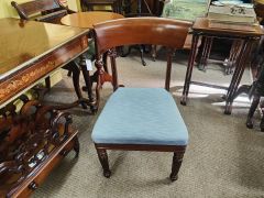 Set of six 19th century mahogany armchairs Thumbnail 6