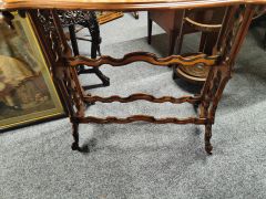 Victorian burr-walnut table Thumbnail 4