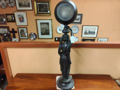 Late 19th century spelter clock  Thumbnail 4