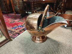 Victorian copper coal scuttle Thumbnail 2