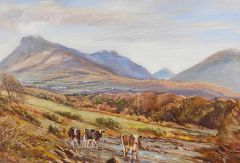 Framed oil on canvas by victor cirefice Thumbnail 3