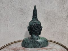 Bronze asian figure head Thumbnail 4