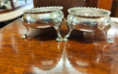 Pair of irish silver salts Thumbnail 6