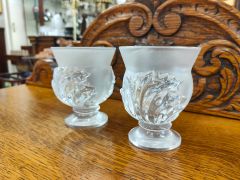 pair of french lalique vases Thumbnail 2
