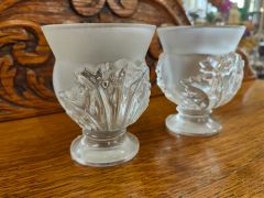 pair of french lalique vases Thumbnail 3