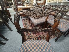 Set of twelve gillows style rosewood chairs Thumbnail 6