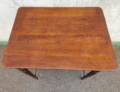 Georgian oak side table Thumbnail 2