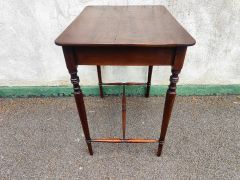 Georgian oak side table Thumbnail 4