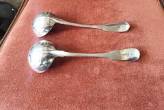 Pair of irish silver ladles Thumbnail 2