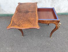 Victorian burr walnut card table Thumbnail 4