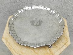 George II silver salver  Thumbnail 3
