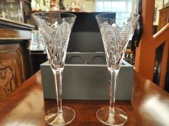 Pair of waterford millennium crystal glasses Thumbnail 6
