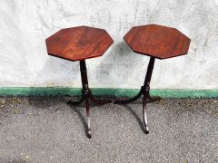 Pair of georgian mahogany occasional tables Thumbnail 2