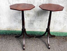 Pair of georgian mahogany occasional tables Thumbnail 3