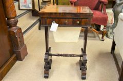 19th century mahogany work table Thumbnail 2