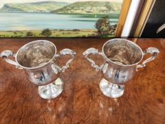 Pair of 18th century irish silver cups Thumbnail 2